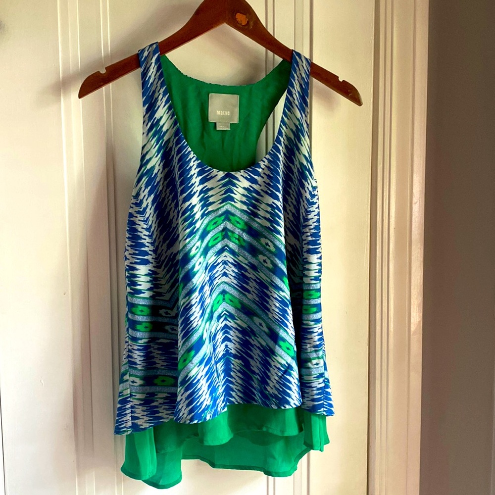 Maeve lined tank blouse